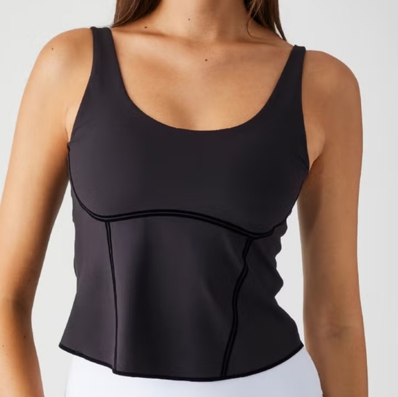 Knix HiTouch Active Contour Tank Top Black Small (Fits 32A, 32B, 32C) - Picture 14 of 16
